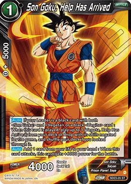 SD23-05 Son Goku, Help Has Arrived