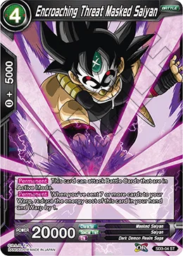 SD3-04 Encroaching Threat Masked Saiyan