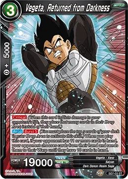 SD7-03 Vegeta, Returned from Darkness