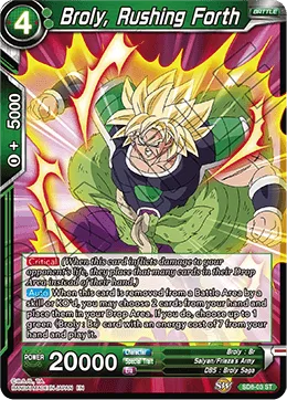 SD8-03 Broly, Rushing Forth