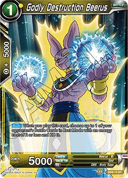 SD8-10 Godly Destruction Beerus