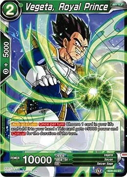 SD9-03 Vegeta, Royal Prince