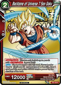 TB1-003 Backbone of Universe 7 Son Goku (Promo)