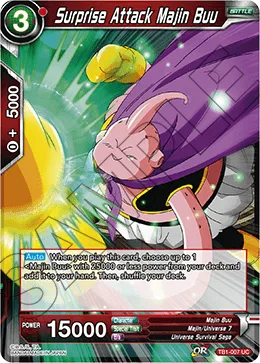 TB1-007 Surprise Attack Majin Buu