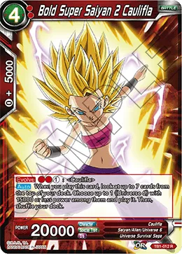 TB1-012 Bold Super Saiyan 2 Caulifla