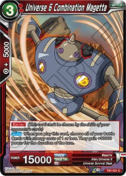 TB1-021 Universe 6 Combination Magetta