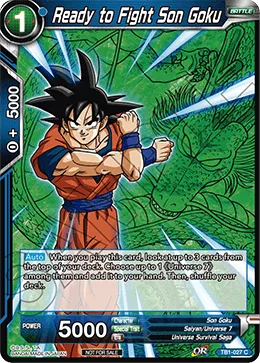TB1-027 Ready to Fight Son Goku (Promo)