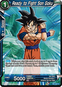 TB1-027 Ready to Fight Son Goku (Promo)