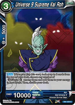 TB1-034 Universe 9 Supreme Kai Roh
