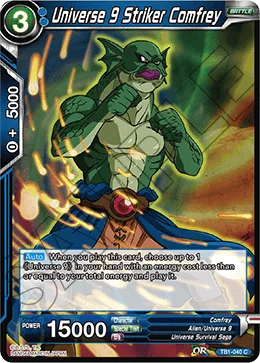 TB1-040 Universe 9 Striker Comfrey