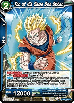 TB2-021 Top of His Game Son Gohan