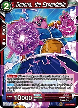 TB3-011 Dodoria, the Expendable