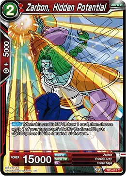 TB3-013 Zarbon, Hidden Potential