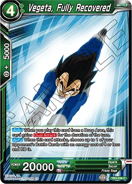 TB3-039 Vegeta, Fully Recovered