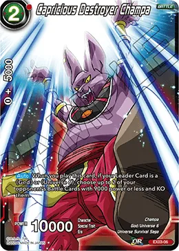 EX03-06 Capricious Destroyer Champa