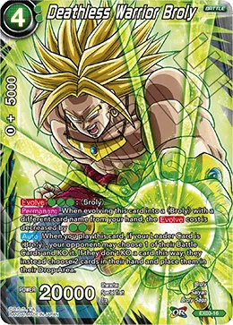 EX03-16 Deathless Warrior Broly