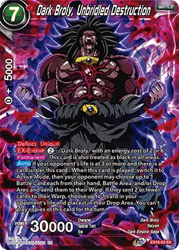EX16-03 Dark Broly, Unbridled Destruction