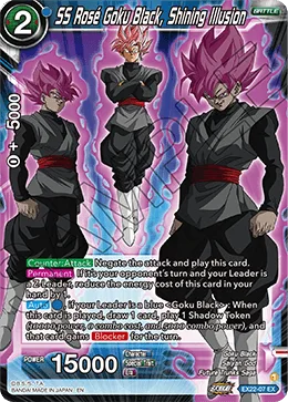 EX22-07 SS Rose Goku Black, Shining Illusion