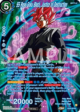 EX22-08 SS Rose Goku Black, Justice of Destruction (Promo)
